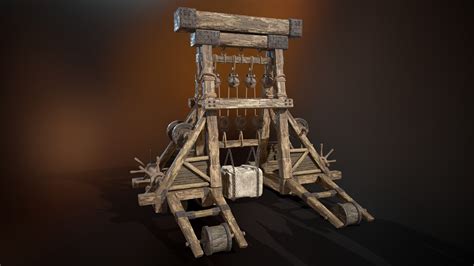 ArtStation - Medieval Crane