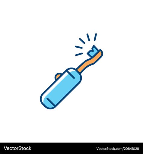 Electric toothbrush icon dental care oral Vector Image