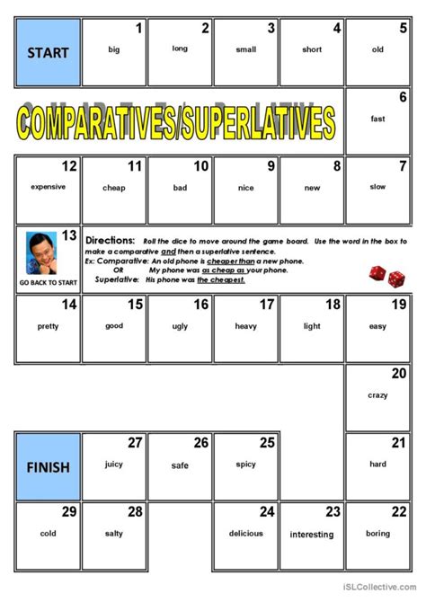 Teaching Comparatives And Superlatives Lesson Plan Esl - Printable Online