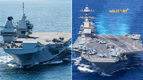 HMS Queen Elizabeth VS USS Gerald R. Ford Aircraft Carrier - YouTube