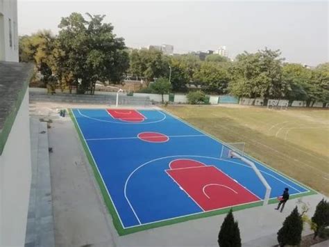 Synthetic 6mm Basketball Court Flooring at Rs 71 in Indore | ID ...