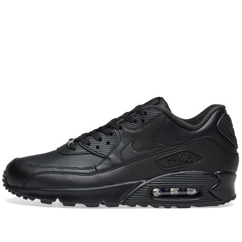 Nike Air Max 90 Leather Black | END.