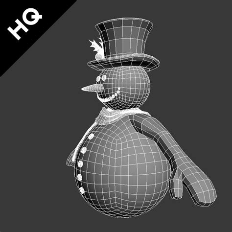 Monigote de nieve Modelo 3D $39 - .fbx .max .obj - Free3D