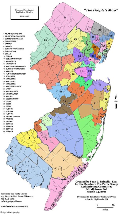 Tea party group submits proposed N.J. legislative redistricting map to commission - nj.com