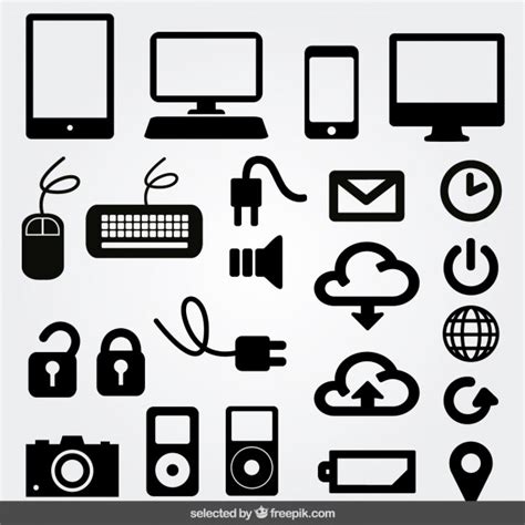 Computer Icon Set #301365 - Free Icons Library