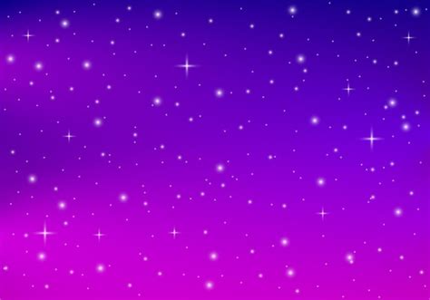 Purple And Blue Stars Background