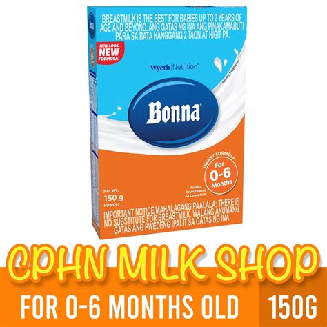 BONNA 150g 0-6 Months Old Infant Formula | Lazada PH