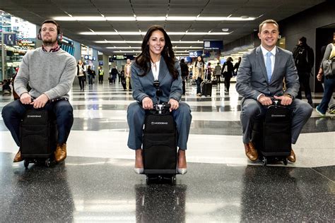 Drive Through the Airport On a Modobag Motorized Suitcase | Digital Trends