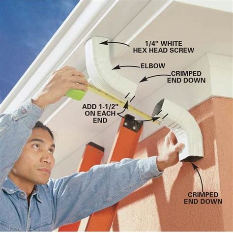 How To Install Gutter Downspout Elbow - bmp-central