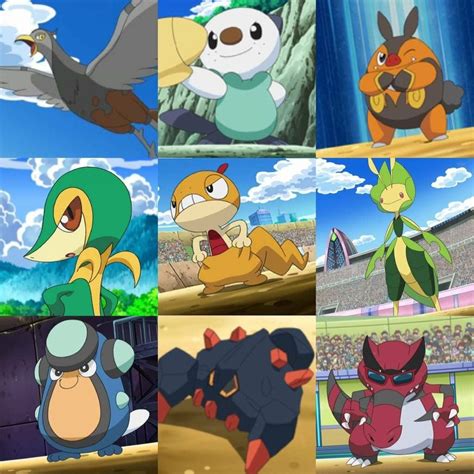 ASH UNOVA POKEMON TEAM | Pokemon, Pokemon kalos, Pokemon teams