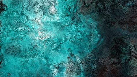 Turquoise Swarm Particles Wallpaper 4K