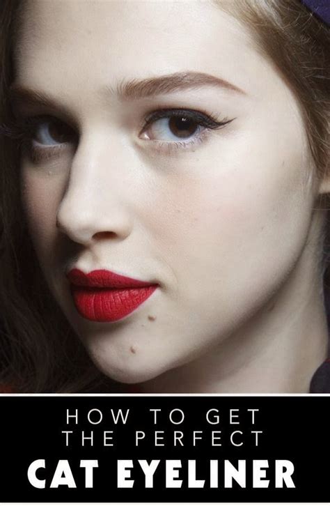 How To Get The Perfect Cat Eyeliner #Beauty - My Favorite Things