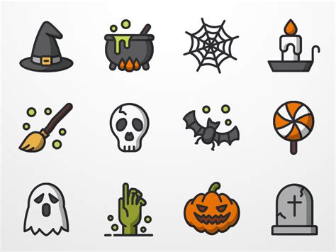 Halloween Icon Set Sketch freebie - Download free resource for Sketch ...