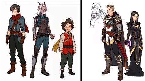 Early character concept art by @ctchrysler_ : r/TheDragonPrince