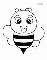 Printable Bee Coloring Pages – 30 Cute Sheets  Easy Peasy And Fun sketch template