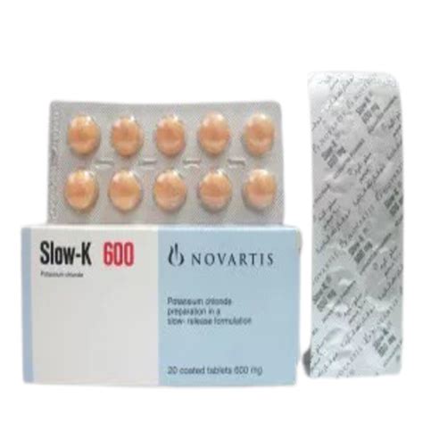 Slow-K 600mg Tablets, 30 Tablets - Asset Pharmacy