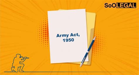 The Army Act, 1950 | SoOLEGAL