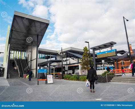 Ringwood Railway Station in the City of Maroondah in the Eastern ...