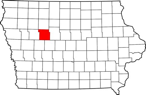File:Map of Iowa highlighting Calhoun County.svg - Wikimedia Commons
