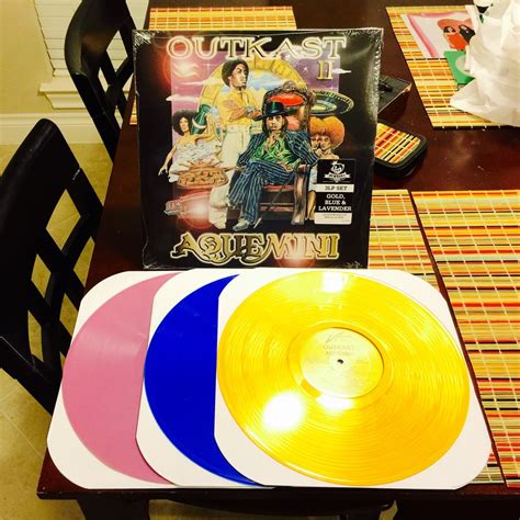 Outkast - Aquemini 3xLP (limited edition of 1,000 on gold, blue & lavender vinyl) : vinyl