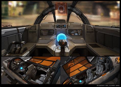 ArtStation - Cockpit concept art, Alexey Yakovlev Spaceship Concept, Spaceship Design, Concept ...