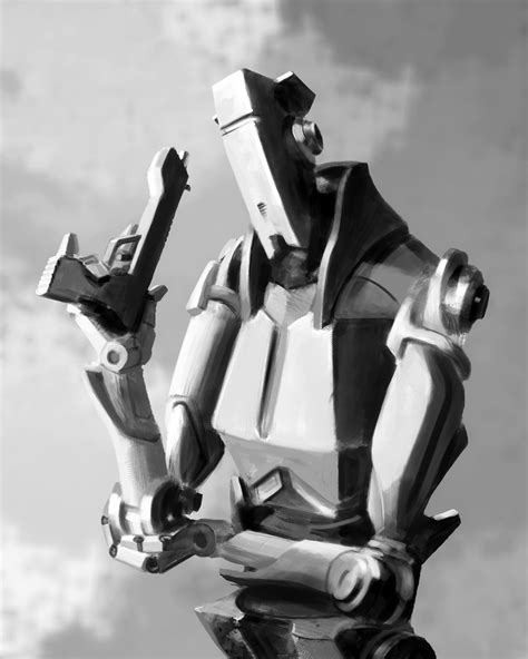 ArtStation - Robot with gun