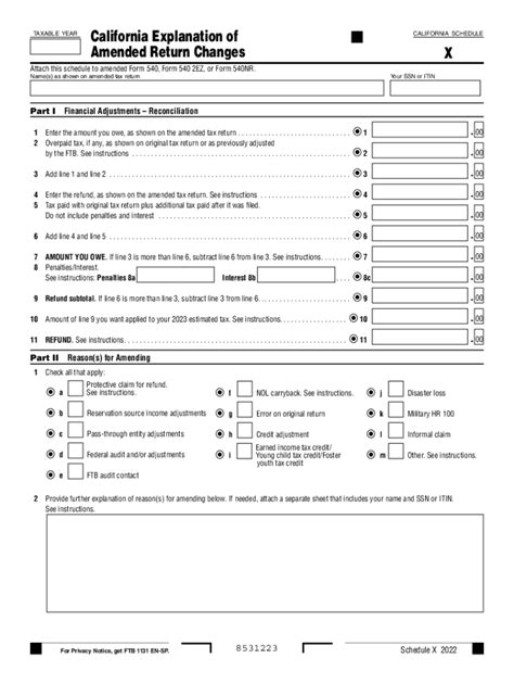 California amended tax return form: Fill out & sign online | DocHub