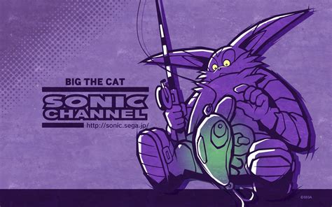 New Big the Cat wallpaper revealed on Sonic Channel JP : r/SonicTheHedgehog