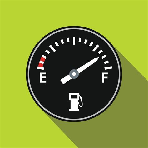 Fuel gauge flat icon 14167867 Vector Art at Vecteezy