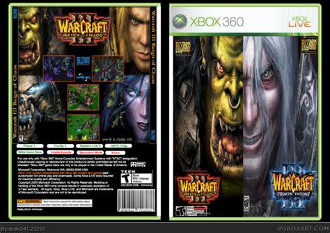 WarCraft Series Xbox 360 Box Art Cover by redx341