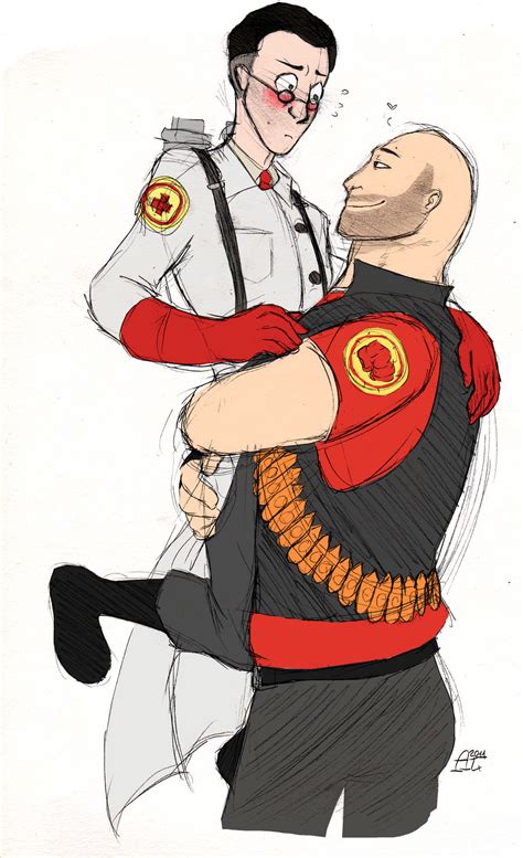 heavy x medic stuff by silinterijeesus on DeviantArt