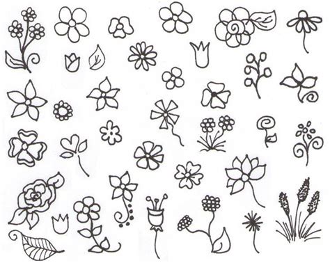 flower easy doodle - Hledat Googlem | Blumen zeichnung, Blumen malen, Blumen skizzen