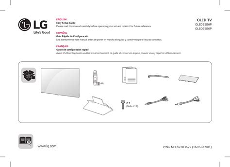 LG OLED55B6P User Manual Owner's OLED B6 US;