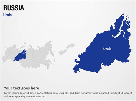 Urals - Russia PowerPoint Map Slides - Urals - Russia Map PPT Slides, PowerPoint Map Slides of ...
