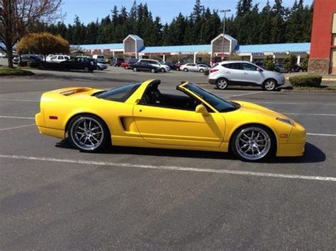 Find used 2003 Acura Nsx-T 6 speed, Targa, Yellow/Black! only 37k ...