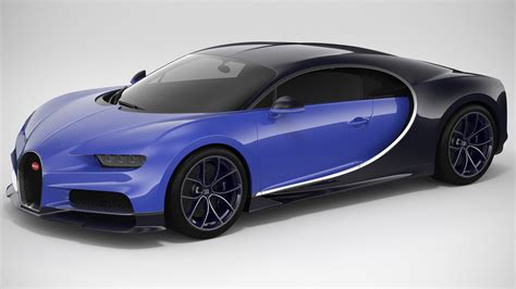 Bugatti Chiron 2023 - 3D Model by 3dacuvision