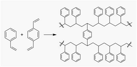 Poly - Styrene Divinylbenzene Copolymer Structure, HD Png Download , Transparent Png Image - PNGitem