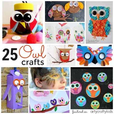 25 Owl Crafts for Kids | Arty Crafty Kids | Owl Art & Craft Projects ...