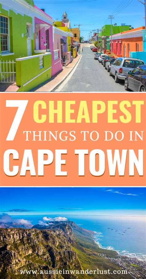 Cheap, Impressive and Easily Reachable Tourist Attractions in Cape Town for 2020 in 2020 | Cape ...