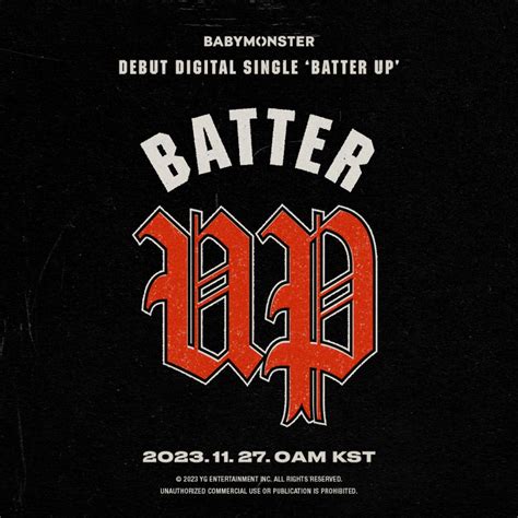 BABYMONSTER reveals official poster for debut digital single 'Batter Up ...