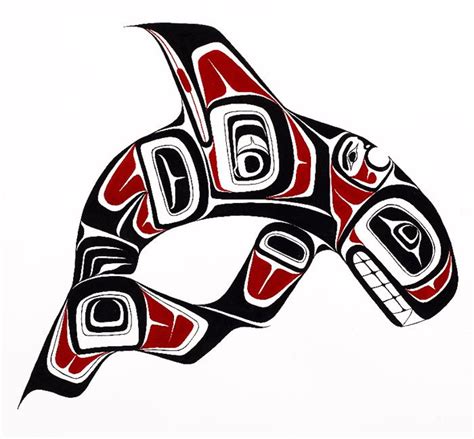 tlingit killer whale design - howtotieabowonaskirt