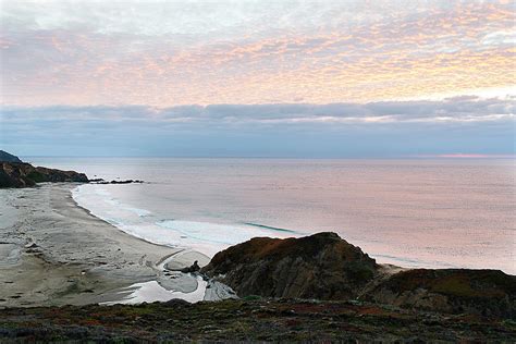 View Of Beach At Sunset, Big Sur, California, Usa Digital Art by ...