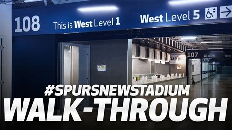 👀 WALK INSIDE SPURS NEW STADIUM! - YouTube