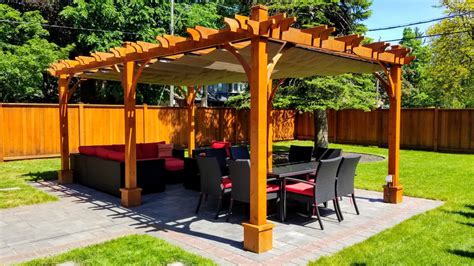 Pergola with Retractable Canopy | 10x16 - OLT