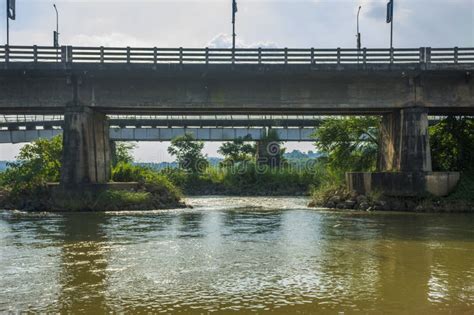 Bharathapuzha river bridge stock photo. Image of tourism - 331848182