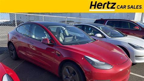 Get 50% Off a 2021 Tesla Model 3 at Hertz: Best Used Car Deal with Tax Credit! - Newsuw