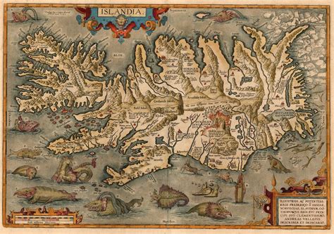 ortelius iceland - Google Images | Iceland map, Antique map, Map art