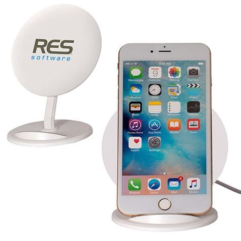 Logo Wireless Phone Charger and Stand | Custom Charging Pad