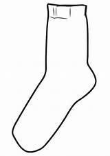 Socks Coloring Page Colorable Outline Sketch sketch template