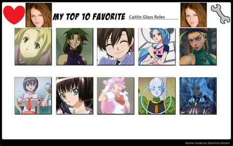 Favorite Caitlin Glass Roles by ChrisCmoney on DeviantArt